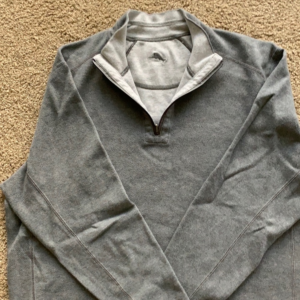 Tommy Bahama 1/4 Zip Reversible Sweatshirt